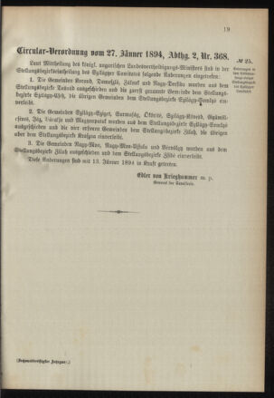 Verordnungsblatt für das Kaiserlich-Königliche Heer 18940201 Seite: 5