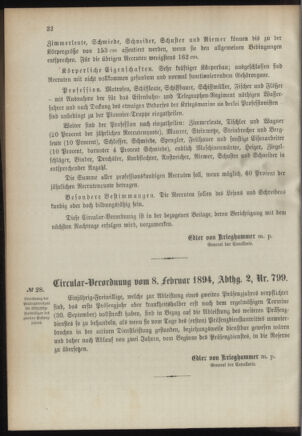 Verordnungsblatt für das Kaiserlich-Königliche Heer 18940210 Seite: 2