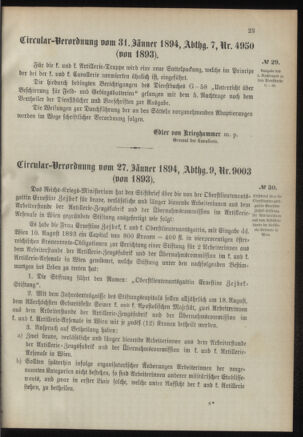 Verordnungsblatt für das Kaiserlich-Königliche Heer 18940210 Seite: 3