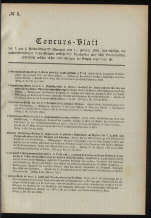 Verordnungsblatt für das Kaiserlich-Königliche Heer 18940210 Seite: 5