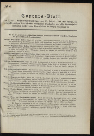 Verordnungsblatt für das Kaiserlich-Königliche Heer 18940215 Seite: 5