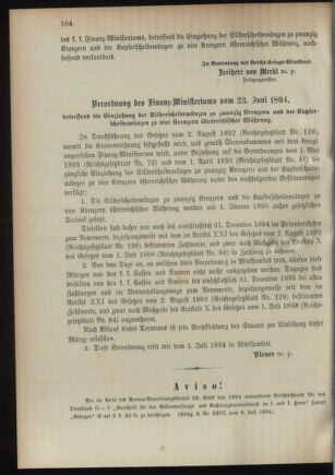 Verordnungsblatt für das Kaiserlich-Königliche Heer 18940713 Seite: 4