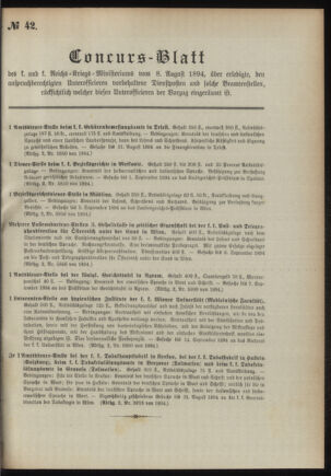 Verordnungsblatt für das Kaiserlich-Königliche Heer 18940808 Seite: 3