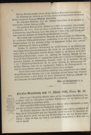 Verordnungsblatt für das Kaiserlich-Königliche Heer 18950115 Seite: 2