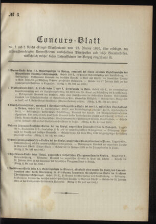 Verordnungsblatt für das Kaiserlich-Königliche Heer 18950123 Seite: 11