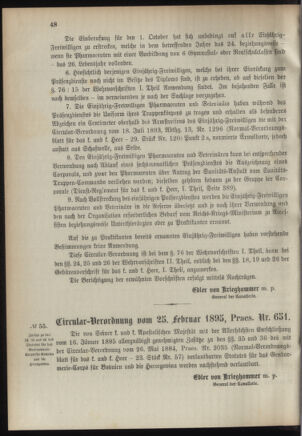 Verordnungsblatt für das Kaiserlich-Königliche Heer 18950315 Seite: 6