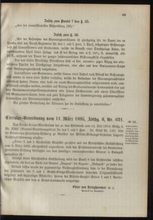 Verordnungsblatt für das Kaiserlich-Königliche Heer 18950315 Seite: 7