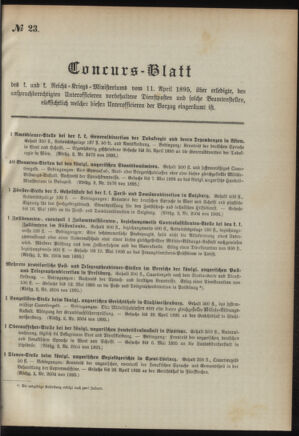 Verordnungsblatt für das Kaiserlich-Königliche Heer 18950411 Seite: 7