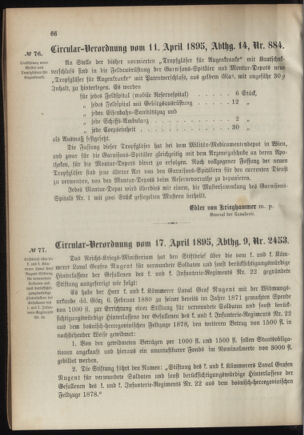 Verordnungsblatt für das Kaiserlich-Königliche Heer 18950420 Seite: 2