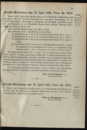 Verordnungsblatt für das Kaiserlich-Königliche Heer 18950428 Seite: 31