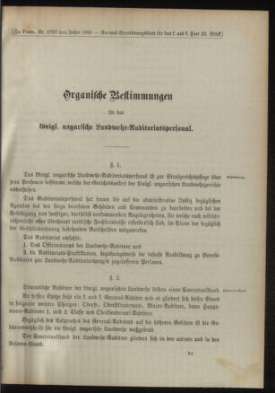 Verordnungsblatt für das Kaiserlich-Königliche Heer 18950706 Seite: 19