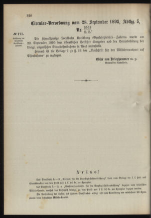 Verordnungsblatt für das Kaiserlich-Königliche Heer 18951009 Seite: 6