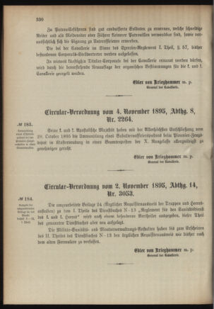 Verordnungsblatt für das Kaiserlich-Königliche Heer 18951106 Seite: 2