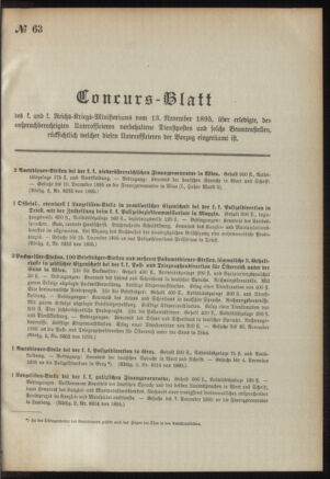 Verordnungsblatt für das Kaiserlich-Königliche Heer 18951113 Seite: 5