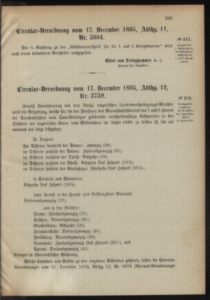 Verordnungsblatt für das Kaiserlich-Königliche Heer 18951228 Seite: 3