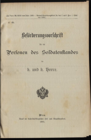 Verordnungsblatt für das Kaiserlich-Königliche Heer 18960102 Seite: 5