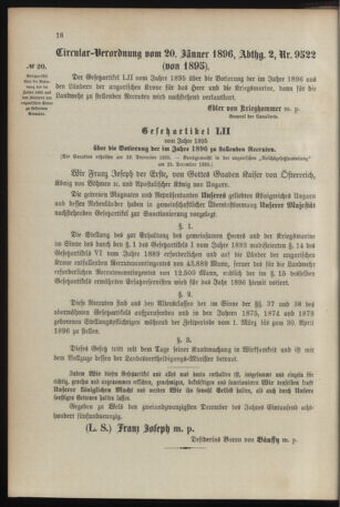 Verordnungsblatt für das Kaiserlich-Königliche Heer 18960129 Seite: 2