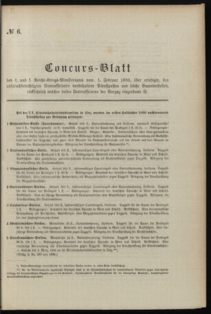 Verordnungsblatt für das Kaiserlich-Königliche Heer 18960129 Seite: 9