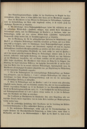 Verordnungsblatt für das Kaiserlich-Königliche Heer 18960205 Seite: 7