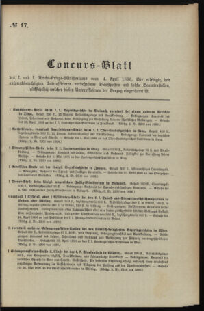 Verordnungsblatt für das Kaiserlich-Königliche Heer 18960404 Seite: 5