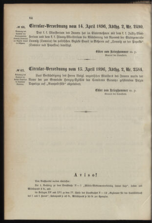 Verordnungsblatt für das Kaiserlich-Königliche Heer 18960423 Seite: 2