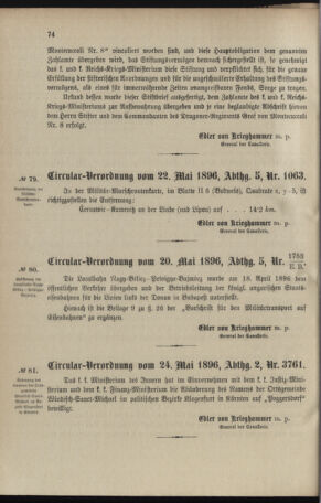 Verordnungsblatt für das Kaiserlich-Königliche Heer 18960529 Seite: 6