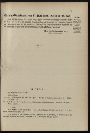 Verordnungsblatt für das Kaiserlich-Königliche Heer 18960529 Seite: 7