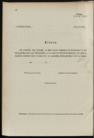 Verordnungsblatt für das Kaiserlich-Königliche Heer 18960703 Seite: 18