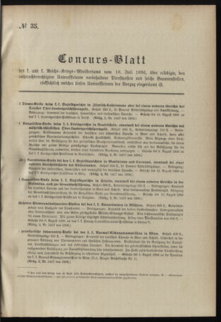 Verordnungsblatt für das Kaiserlich-Königliche Heer 18960718 Seite: 9