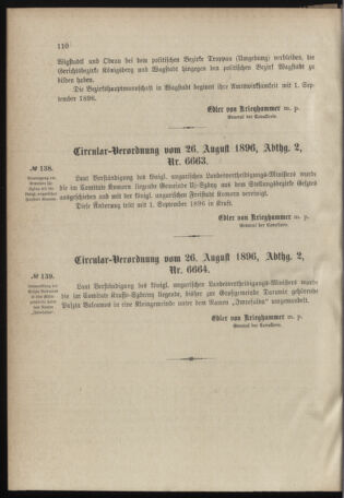 Verordnungsblatt für das Kaiserlich-Königliche Heer 18960829 Seite: 2