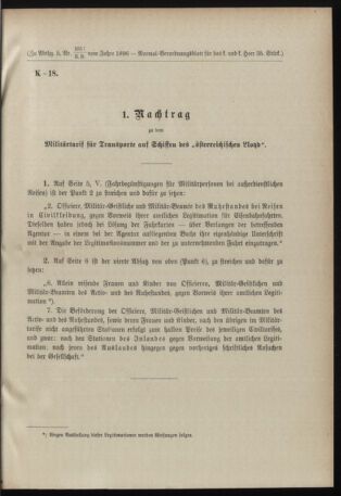 Verordnungsblatt für das Kaiserlich-Königliche Heer 18961107 Seite: 3