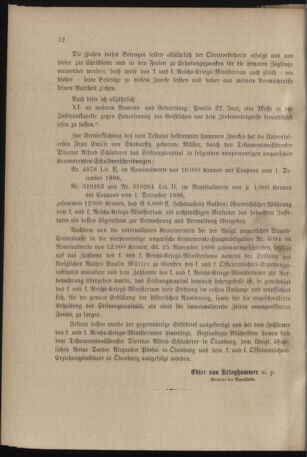 Verordnungsblatt für das Kaiserlich-Königliche Heer 18970112 Seite: 12