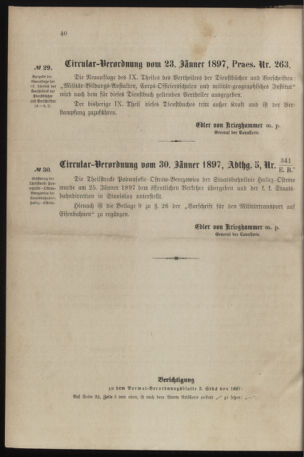 Verordnungsblatt für das Kaiserlich-Königliche Heer 18970204 Seite: 16