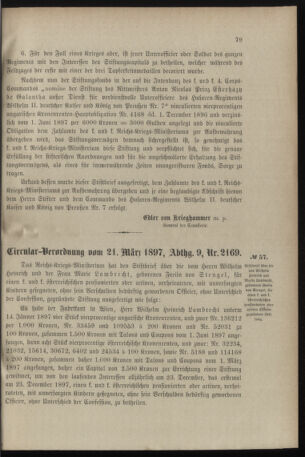 Verordnungsblatt für das Kaiserlich-Königliche Heer 18970327 Seite: 7