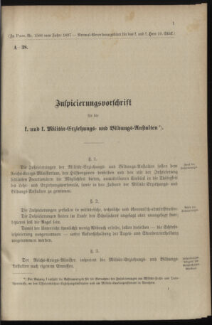 Verordnungsblatt für das Kaiserlich-Königliche Heer 18970406 Seite: 9