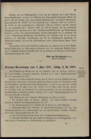 Verordnungsblatt für das Kaiserlich-Königliche Heer 18970508 Seite: 3