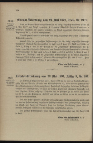 Verordnungsblatt für das Kaiserlich-Königliche Heer 18970529 Seite: 2