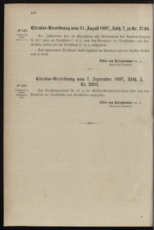 Verordnungsblatt für das Kaiserlich-Königliche Heer 18970909 Seite: 2