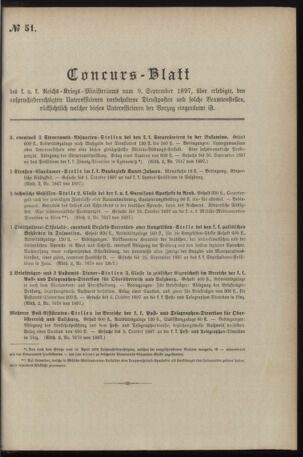 Verordnungsblatt für das Kaiserlich-Königliche Heer 18970909 Seite: 3