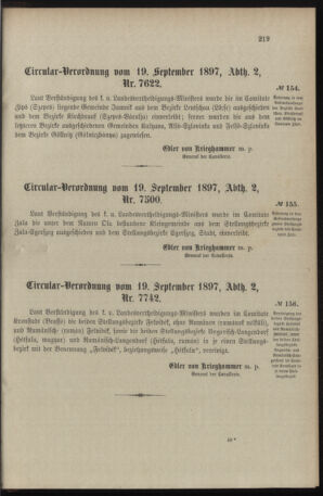 Verordnungsblatt für das Kaiserlich-Königliche Heer 18970922 Seite: 7