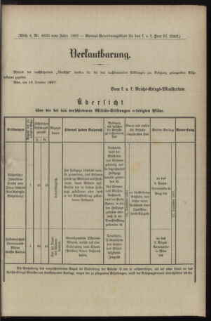 Verordnungsblatt für das Kaiserlich-Königliche Heer 18971023 Seite: 9