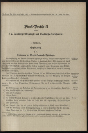 Verordnungsblatt für das Kaiserlich-Königliche Heer 18971106 Seite: 9