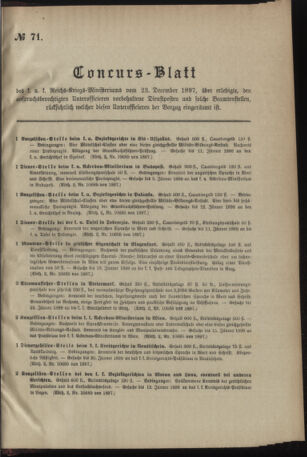 Verordnungsblatt für das Kaiserlich-Königliche Heer 18971223 Seite: 7