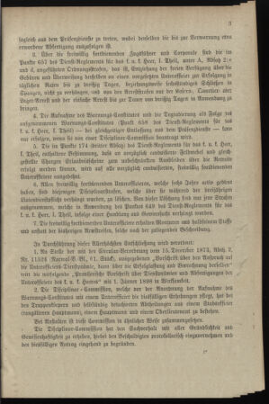 Verordnungsblatt für das Kaiserlich-Königliche Heer 18980103 Seite: 3