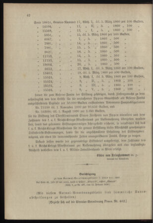 Verordnungsblatt für das Kaiserlich-Königliche Heer 18980217 Seite: 14