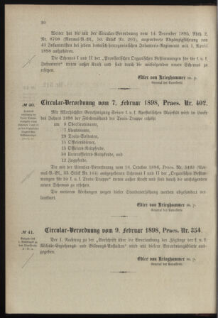 Verordnungsblatt für das Kaiserlich-Königliche Heer 18980217 Seite: 2