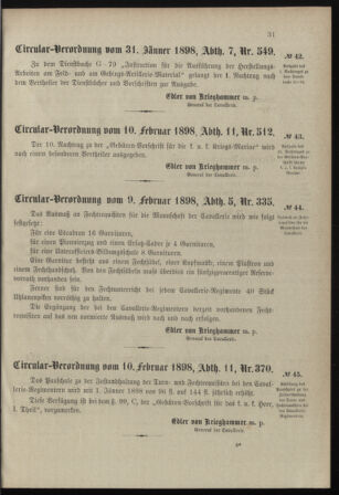 Verordnungsblatt für das Kaiserlich-Königliche Heer 18980217 Seite: 3