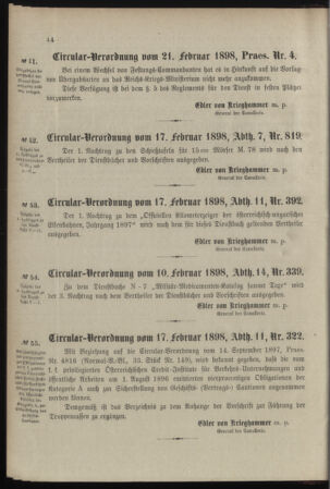 Verordnungsblatt für das Kaiserlich-Königliche Heer 18980226 Seite: 2