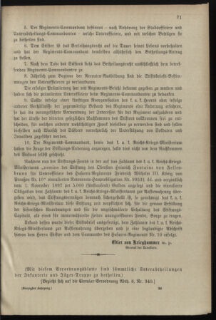 Verordnungsblatt für das Kaiserlich-Königliche Heer 18980408 Seite: 3