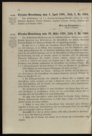 Verordnungsblatt für das Kaiserlich-Königliche Heer 18980408 Seite: 8